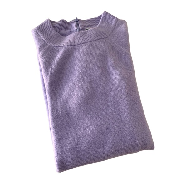 *Donated* Karen Scott Sweater Pullover Mock-Neck Back-Zip - Picture 7 of 7